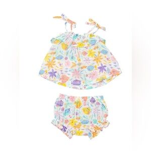 Angel Dear - Ruffle top and bloomer set